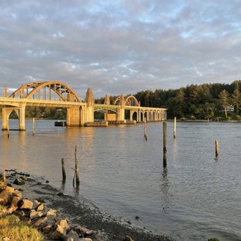 River House Inn, a Baymont by Wyndham - Siuslaw River Bridge - View from room. - Hotels Near Me - Florence, Oregon