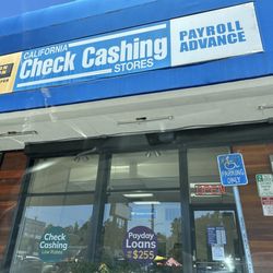 California Check Cashing Stores - Front of the business.