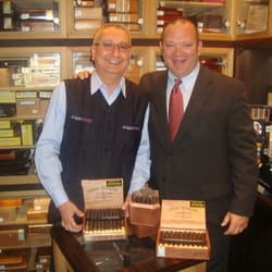 Cigarstore - Ercan Hazar and Christopher Mey, Director of International Sales.