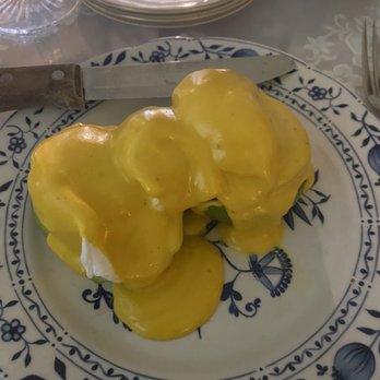 Tea Room - Eggs Benedict* over avocado instead of English muffins - Desserts Near Me - Miami, Florida Tea Room - Eggs Benedict* over avocado instead of English muffins - Desserts Near Me - Miami, Florida