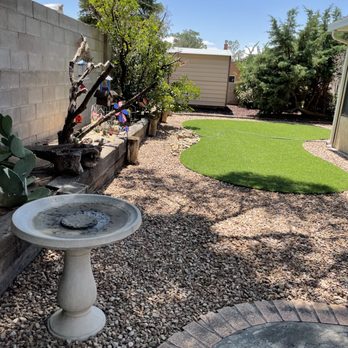 Landscape By Meese - a birdbath in a garden - Landscaping Near Me Landscape By Meese - a birdbath in a garden - Landscaping Near Me