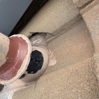 Hexagon Roofing Inc. - I had a different person come out and fix the incomplete job with the black mastic. The black mastic fixed the cause of my leak. - Roofing Near Me - Pasadena, California