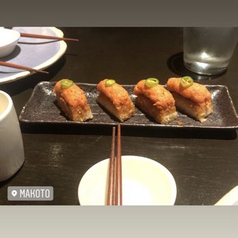 Makoto - Spicy tuna crispy rice (so good!) - Japanese Near Me - Miami Beach, Florida Makoto - Spicy tuna crispy rice (so good!) - Japanese Near Me - Miami Beach, Florida