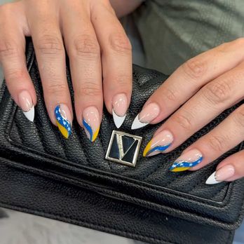 UMEE Nails & Spa - In honor of Bosnia playing in the World Cup! - Nail Salons Near Me - Brentwood, California UMEE Nails & Spa - In honor of Bosnia playing in the World Cup! - Nail Salons Near Me - Brentwood, California
