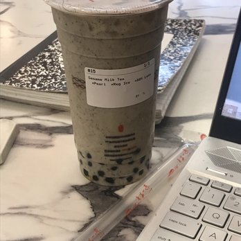 Tea Top - sesame milk tea with pearls - Bubble Tea Near Me - Flowery Branch, Georgia Tea Top - sesame milk tea with pearls - Bubble Tea Near Me - Flowery Branch, Georgia