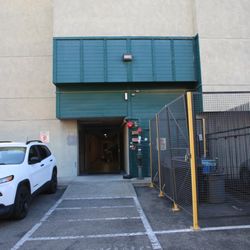 The Storage Spot - Secure customer entrance and loading area at The Storage Spot, located at 220 West Ahwanee Avenue.