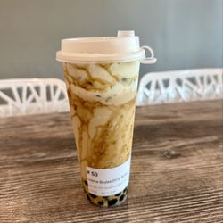 Feng Cha - Milpitas - Crème Brûlée Dirty Boba