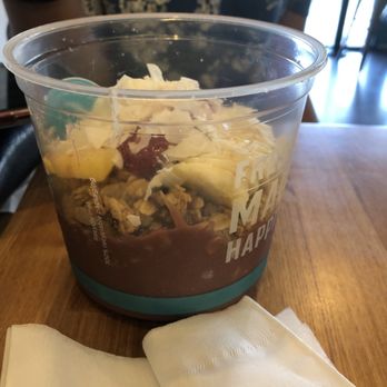 Nekter Juice Bar - Half filled mango açaí bowl - Juice Bars & Smoothies Near Me - Brea, California Nekter Juice Bar - Half filled mango açaí bowl - Juice Bars & Smoothies Near Me - Brea, California