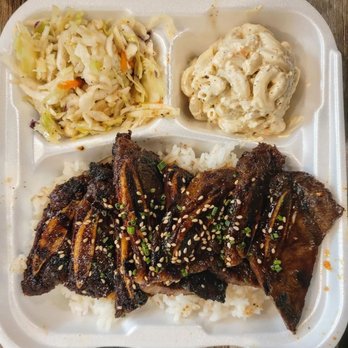 Ai Pono Cafe - Kalbi Plate - Asian Fusion Near Me - Costa Mesa, California