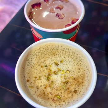 Chai Wallah - Rose Latte and Pistachio Latte - Coffee & Tea Near Me - Lomita, California