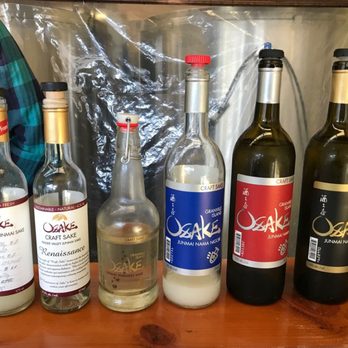 Artisan Sake Maker - The 3 on the right was what was included in the trio tasting - Wineries Near Me - Vancouver, British Columbia