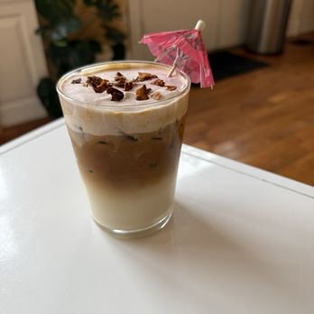 Haven Café - Pineapple latte with oat milk - Coffee & Tea Near Me - Cincinnati, Ohio Haven Café - Pineapple latte with oat milk - Coffee & Tea Near Me - Cincinnati, Ohio