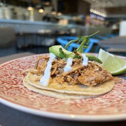 Chicken tinga taco