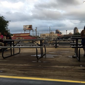 Sanchos - Watching the clouds pass on the rooftop. - Cocktail Bars Near Me - San Antonio, Texas