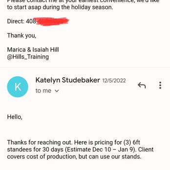 Eastridge - Email between Katelyn & I - Shopping Centers Near Me - San Jose, California Eastridge - Email between Katelyn & I - Shopping Centers Near Me - San Jose, California