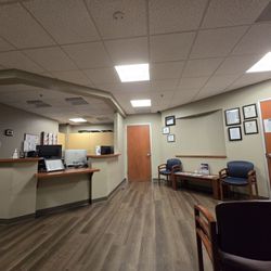 Universal Pain Management - Front desk and waiting area