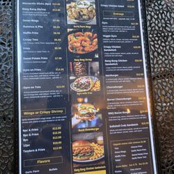 Food menu