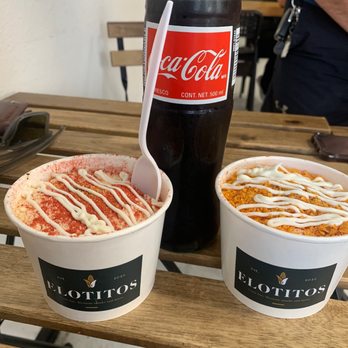 Elotitos Corn Bar - Traditional and traditional with Doritos dust - Specialty Food Near Me - San Antonio, Texas