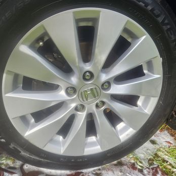 East Hill Auto Service - My freshly washed/scrubbed front wheel. - Auto Repair Near Me - Kent, Washington East Hill Auto Service - My freshly washed/scrubbed front wheel. - Auto Repair Near Me - Kent, Washington