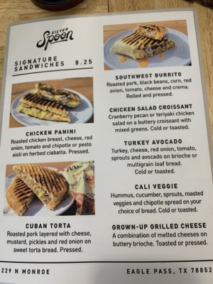 Menu photo 3 Silver Spoon Eagle Pass, TX