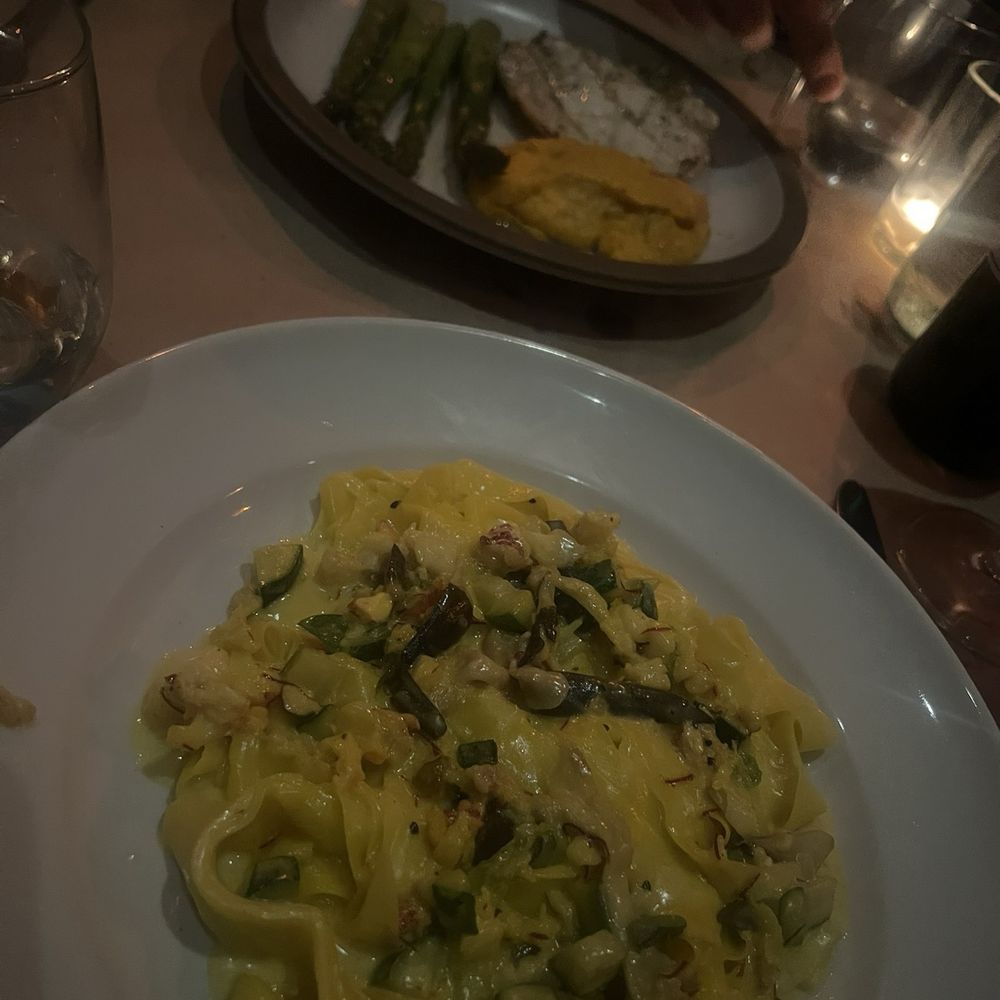 Pace - Seabass & lobster saffron linguini (both specials) - Italian Near Me - Los Angeles, California Pace - Seabass & lobster saffron linguini (both specials) - Italian Near Me - Los Angeles, California