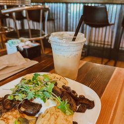 Wild Thistle - Savory mushroom and caramelized onion crepes