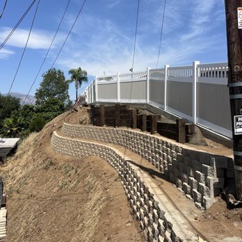 Falcon Builders Group - The completed retaining wall. - General Contractors Near Me - San Diego, California Falcon Builders Group - The completed retaining wall. - General Contractors Near Me - San Diego, California