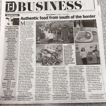 Mi Ranchito - a newspaper article about business - Mexican Near Me - Fort Payne, Alabama