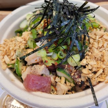 Mitsuba Ramen Noodle - Poke Bowl w/ whatever the heck I wanted - $15.95 - Ramen Near Me - Syracuse, New York Mitsuba Ramen Noodle - Poke Bowl w/ whatever the heck I wanted - $15.95 - Ramen Near Me - Syracuse, New York