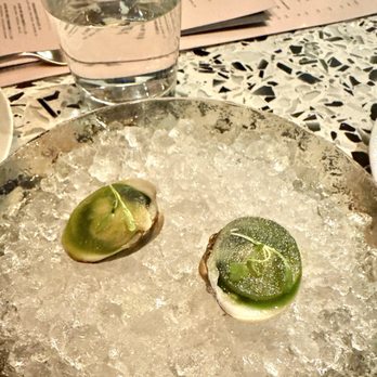 Meridian - CHILLED SMOKED CLAMS - New American Near Me - Dallas, Texas Meridian - CHILLED SMOKED CLAMS - New American Near Me - Dallas, Texas