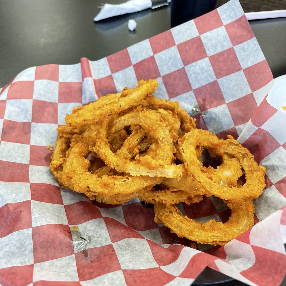Smokin' Hogan's - Onion rings were awesome - Barbeque Near Me - Corydon, Indiana Smokin' Hogan's - Onion rings were awesome - Barbeque Near Me - Corydon, Indiana