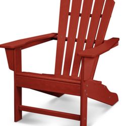 Casuallure - The POLYWOOD Palm Coast Adirondack features a fan-back style, contoured seat and back. A variety of colors.