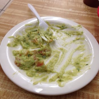 Allende Restaurant - Guac after I finished it - Mexican Near Me - Chicago, Illinois Allende Restaurant - Guac after I finished it - Mexican Near Me - Chicago, Illinois