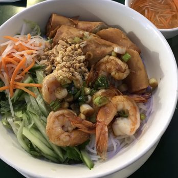Wok-In - Vermicelli and shrimp and egg roll $9 - Chinese Near Me - Costa Mesa, California Wok-In - Vermicelli and shrimp and egg roll $9 - Chinese Near Me - Costa Mesa, California