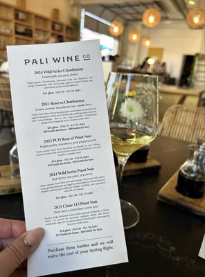 Menu photo 2 Pali Wine Santa Barbara, CA Menu photo 2 Pali Wine Santa Barbara, CA