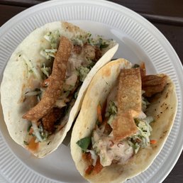 Walleye and buffalo chicken Walleye and buffalo chicken