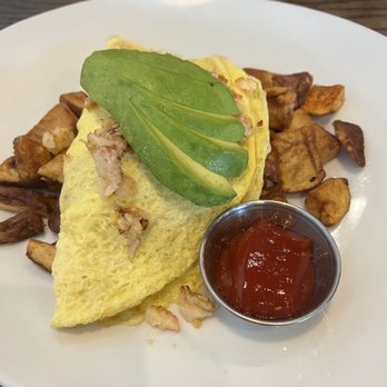 The Union Kitchen - Peggy's Lobster Omelet - New American Near Me - Cypress, Texas The Union Kitchen - Peggy's Lobster Omelet - New American Near Me - Cypress, Texas
