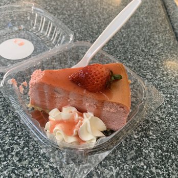 Meechy's Cheesecakes - Strawberry shortcake cheesecake minus one bite - Pasta Shops Near Me - Palmdale, California Meechy's Cheesecakes - Strawberry shortcake cheesecake minus one bite - Pasta Shops Near Me - Palmdale, California