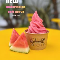 Slusheeland - Limited time Watermelon soft serve