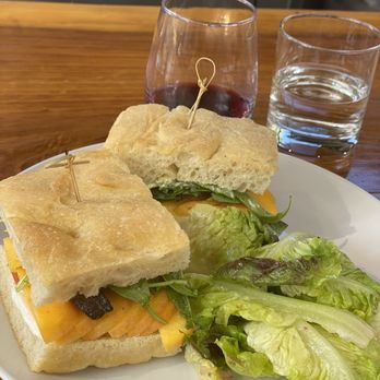 Bloom Carneros - Peaches and Mozzarella "BLP" on Ciabatta. Delicious!! Fantastic service and local insights from Eric Mejia. - New American Near Me - Sonoma, California Bloom Carneros - Peaches and Mozzarella "BLP" on Ciabatta. Delicious!! Fantastic service and local insights from Eric Mejia. - New American Near Me - Sonoma, California