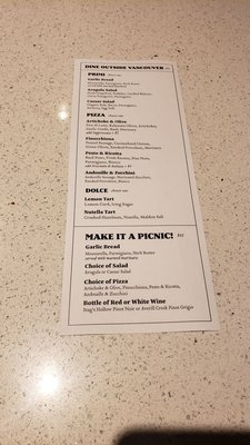 Menu photo 3 Bufala Vancouver, BC