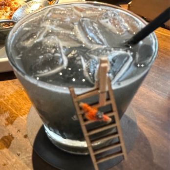 Bakan - THE WALL Tequila, pineapple, agave, lime juice & activated charcoal - Mexican Near Me - Miami, Florida