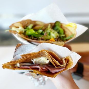 Melange Creperie - The Michelle and The Veggie Special - Creperies Near Me - Houston, Texas Melange Creperie - The Michelle and The Veggie Special - Creperies Near Me - Houston, Texas