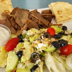 BiBi Mediterranean Restaurant - Gyro salad with beef...delicious!