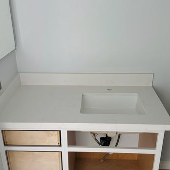 Corner Stone Granite Designs - Carlos provided the countertop and sink - Countertop Installation Near Me