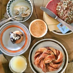 Skøn morgenmad på Kaffeslabberasen...