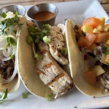 Rumba - Jerk Chicken Taco, Smothered Pulled Rib Taco, Fish Taco - Caribbean Near Me - Hampton Bays, New York Rumba - Jerk Chicken Taco, Smothered Pulled Rib Taco, Fish Taco - Caribbean Near Me - Hampton Bays, New York
