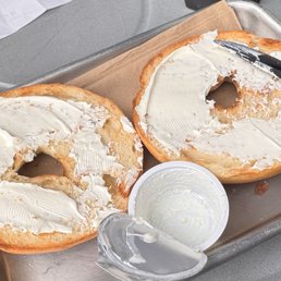 Cream cheese? Nah, just vibes.