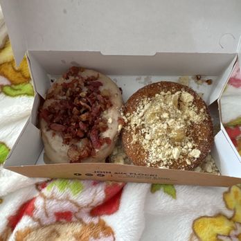 Duck Donuts - Maple Bacon and Apple Cobbler doughnuts - Donuts Near Me - Las Vegas, Nevada Duck Donuts - Maple Bacon and Apple Cobbler doughnuts - Donuts Near Me - Las Vegas, Nevada