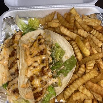 Fish & Chicks - Taco (2) - Seafood Near Me - Cypress, Texas